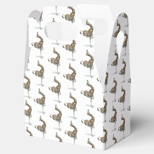 Funny Sporty Giraffe Geschenkschachtel