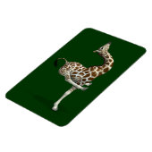 Funny Sporty Giraffe Magnet (Linke Seite)