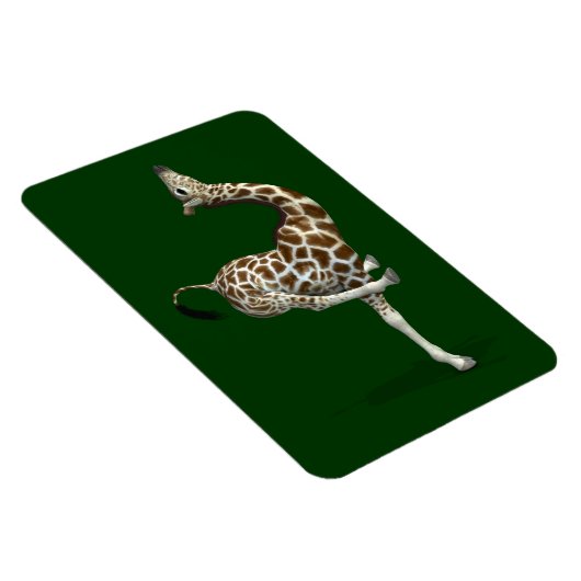 Funny Sporty Giraffe Magnet (Rechte Seite)
