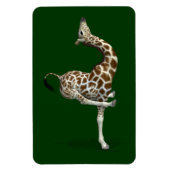 Funny Sporty Giraffe Magnet (Vertikal)