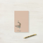 Funny Sporty Giraffe Post-it Klebezettel (Auf Schreibtisch)