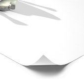 Funny Sporty Giraffe Poster (Ecke)