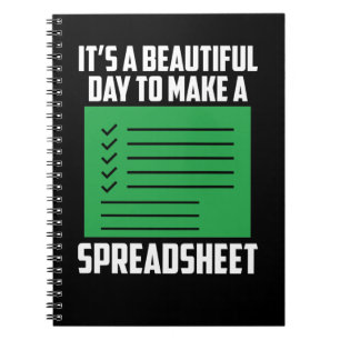 Funny Spreadsheet Accounting CPA Spaß Notizblock