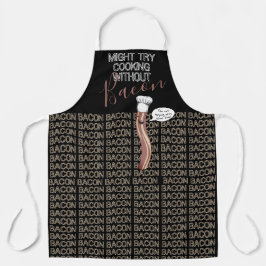 Funny sprechender Speck Koch Schweinefleisch Liebh Schürze