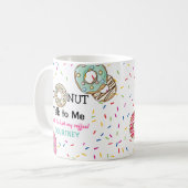 Funny "Sprich mit mir" Personalisierter Kaffee Kaffeetasse (Vorderseite Links)
