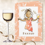Funny Sprichwort 60. Geburtstag Weibliche Cartoon  Karte<br><div class="desc">Beginnen Sie das Party mit dieser niedlichen und unterhaltsamen Geburtstagskarte,  die das 60-jährige wunderbar schmeckt. Personalisieren Sie Ihre Daten mit ihrem Namen und einer Nachricht</div>
