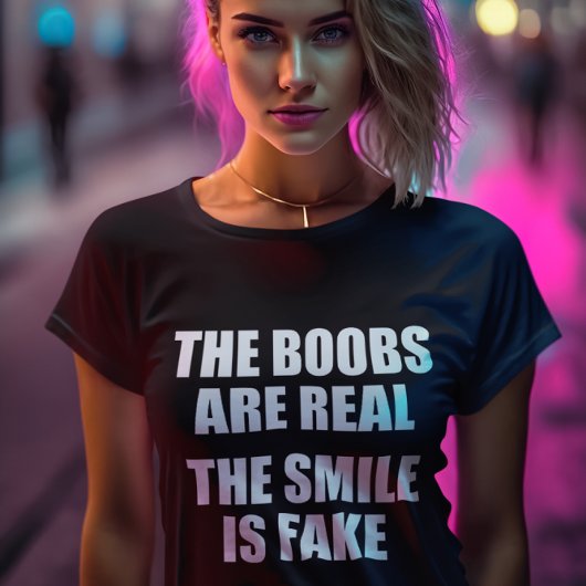 Funny Sprichwort About Real vs Fake T-Shirt