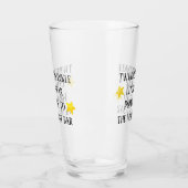 Funny Sprichwort Beer Drink Glass Pint Glitzer Glas (Links)