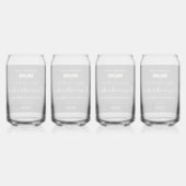 Funny Sprichwort Black Modern Graduation Party Dosenglas (Hinten)