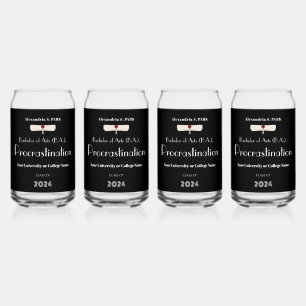 Funny Sprichwort Black Modern Graduation Party Dosenglas