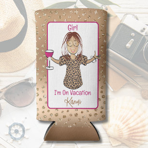 Funny Sprichwort Cartoon Sassy Ethnic Girls Wochen Selters Dosenkühler