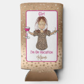 Funny Sprichwort Cartoon Sassy Ethnic Girls Wochen Selters Dosenkühler (Rückseite)