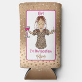 Funny Sprichwort Cartoon Sassy Ethnic Girls Wochen Selters Dosenkühler (Vorderseite)