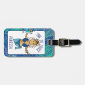 Funny Sprichwort Cartoon Tropische Kreuzfahrt für Gepäckanhänger (Vorderseite horizontal)