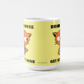 Funny Sprichwort Cat Kaffeetasse (Mittel)