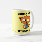 Funny Sprichwort Cat Kaffeetasse (VorderseiteRechts)