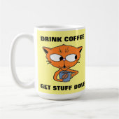 Funny Sprichwort Cat Kaffeetasse (Links)