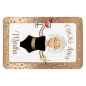 Funny Sprichwort Chicks Ahoy Cartoon Bold Cruise S Magnet (Horizontal)