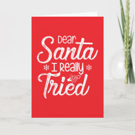 Funny Sprichwort Christmas Card Design Karte