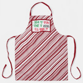 Funny Sprichwort Christmas Schürze (Vorderseite)