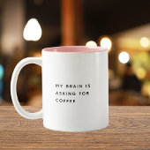 Funny Sprichwort Coworker Elegant Einfach Zweifarbige Tasse