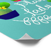 Funny Sprichwort Crazy Pflanze Lady Niedlich Poster (Ecke)