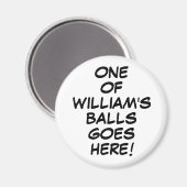 Funny Sprichwort Custom Comic Golf Ball Marker Magnet (Vorderseite/Rückseite)