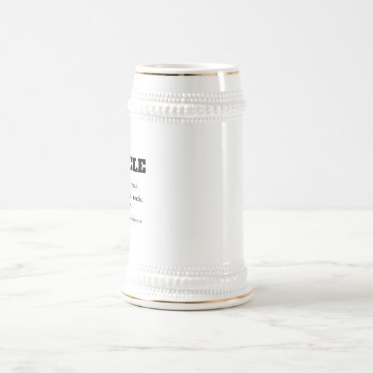 Funny Sprichwort - Druncel Funny Onkel Bierglas (Mittel)