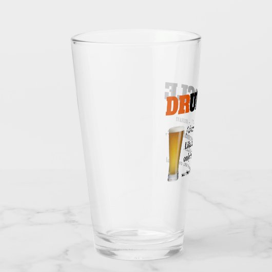 Funny Sprichwort - Druncel Funny Onkel Glas (Rechts)