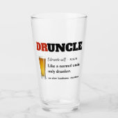 Funny Sprichwort - Druncel Funny Onkel Glas (Vorderseite)