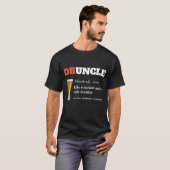 Funny Sprichwort - Druncel Funny Onkel T-Shirt (Vorne ganz)