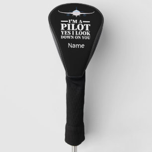 Funny Sprichwort für Piloten-Golfer-Kopfbedeckung Golf Headcover