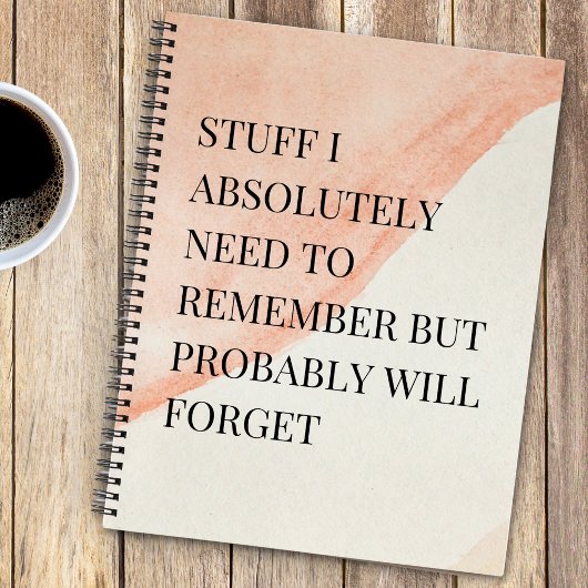 Funny Sprichwort für vergessene Leute zu tun pink Notizblock