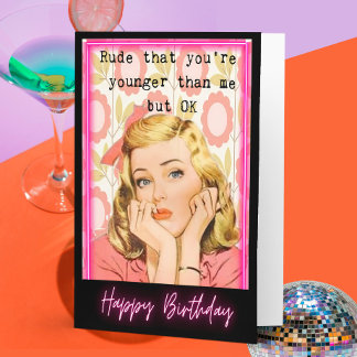 Funny Sprichwort Geburtstagskarte Frau Best Friend Karte