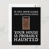 Funny Sprichwort Ghost Hunter Postkarte (Vorne/Hinten)