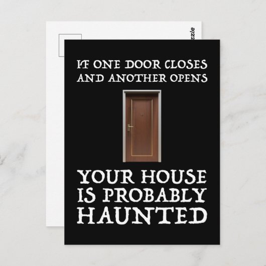 Funny Sprichwort Ghost Hunter Postkarte (Vorne/Hinten)