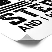 Funny Sprichwort habe ich zwei Titeln Vater und St Poster (Ecke)