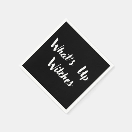 Funny Sprichwort Halloween Serviette (Ecke)