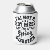 Funny Sprichwort ich bin nicht heiß Mess ich bin e Dosenkühler (Kanne Rückseite)