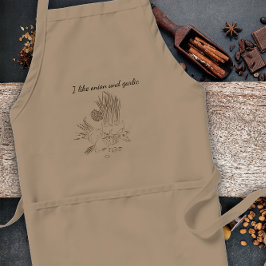 Funny Sprichwort Knoblauchküche Schürze