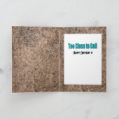 Funny Sprichwort Male Cartoon Altes Spaß Geburtsta Karte (Innenseite)