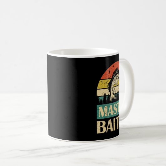 Funny Sprichwort Master Baiter Fischerei Fischer M Kaffeetasse (VorderseiteRechts)