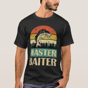 Funny Sprichwort Master Baiter Fischerei Fischer M T-Shirt