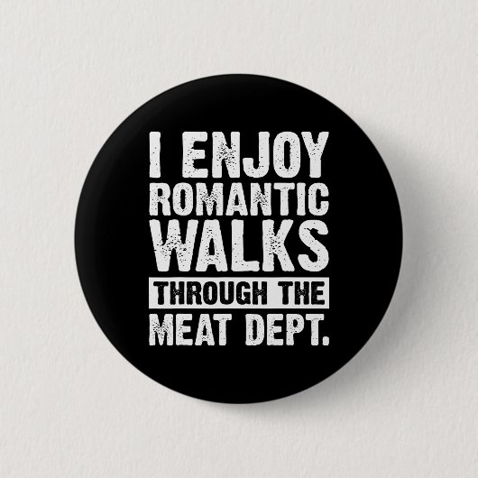 Funny Sprichwort Meat Bacon Beef Grillen Grillen L Button (Vorderseite)