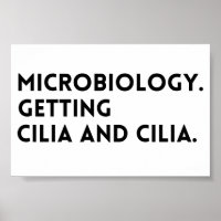 Funny Sprichwort Mikrobiologie wird Kilien und Kil