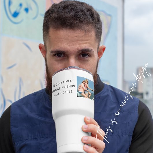 Funny Sprichwort Moderne Best Friends Custom Foto Reisebecher