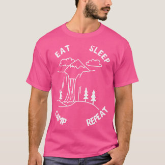 Funny Sprichwort Mountains Camping Wandern T-Shirt