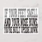 Funny Sprichwort Postkarte (Vorderseite)