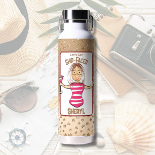 Funny Sprichwort Schnarchen Cartoon Lady Urlaub fü Trinkflasche