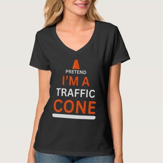 Funny Sprichwort so tun, als wäre ich ein Traffic T-Shirt (Vorderseite)